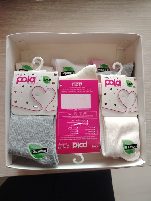 Турецкий бренд POLA 9 пар носков