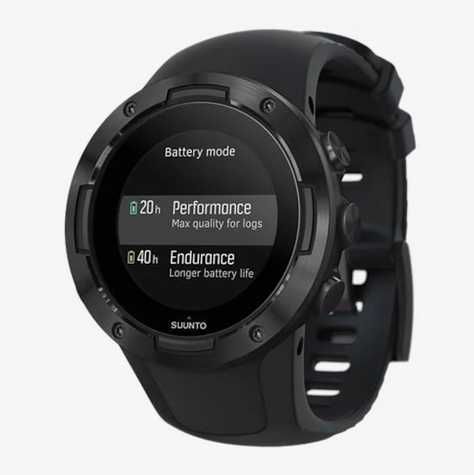 Ceas sport Suunto 5 G1 All Black, unisex,alb și negru
