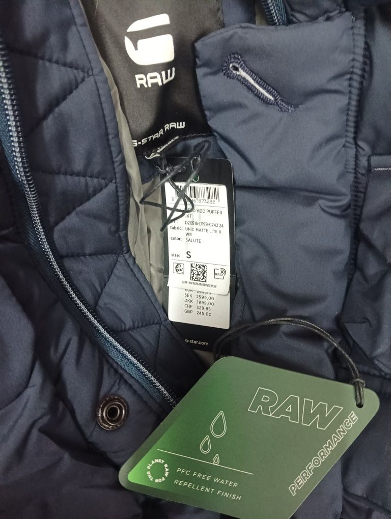Оригинално зимно яке G-Star Raw Field S , M ново мъжко карго replay