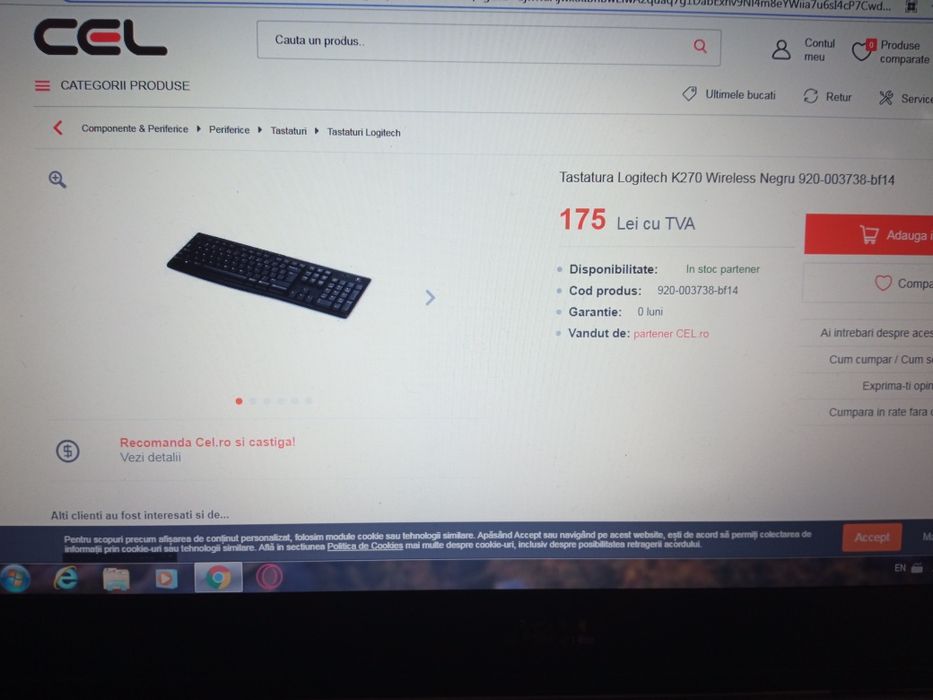 Vând tastatură pentru Pc