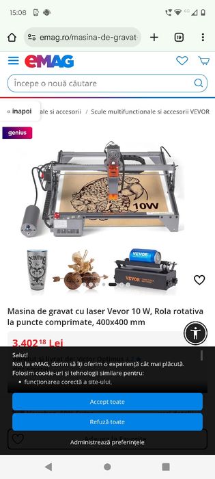 Laser Gravură VEVOR