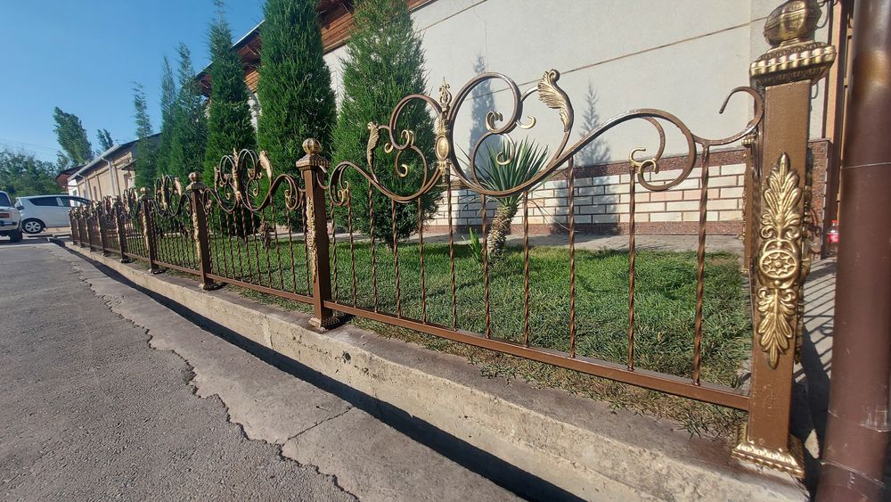 Кованний цех из металла, Огрождения