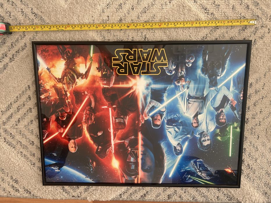 Tablou poster star wars cu rama si sticla