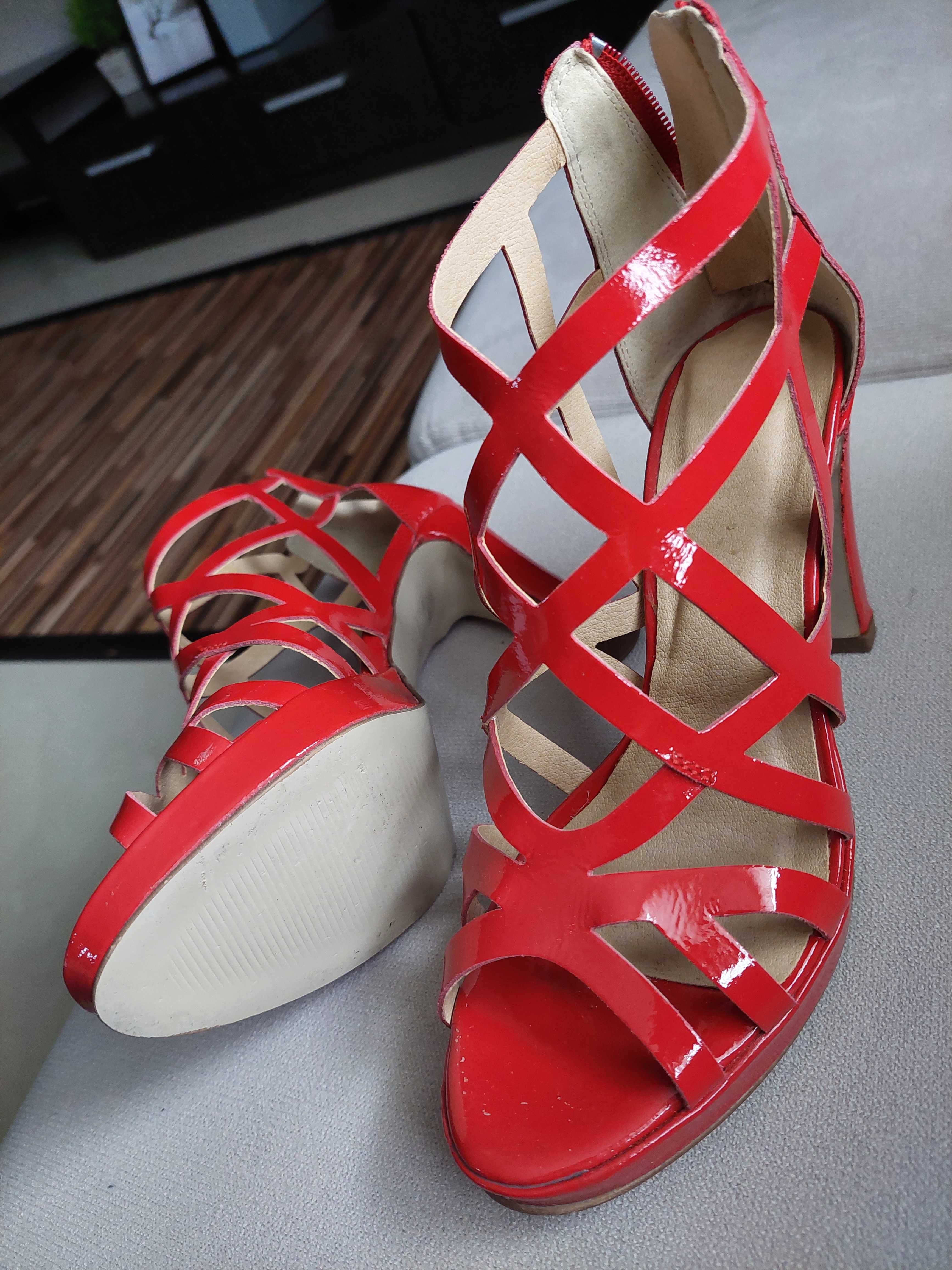 Sandale dama rosii, marimea 37