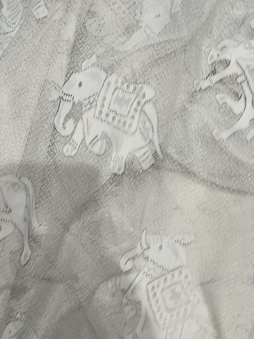 Готово за употреба перде за детска стая с кончета и слончета