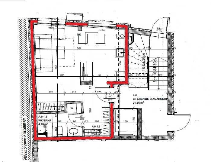 Продава се Едностаен апартамент в Благоевград, Широк център - 49 кв.м за 1000 €/кв.м - Снимка #4