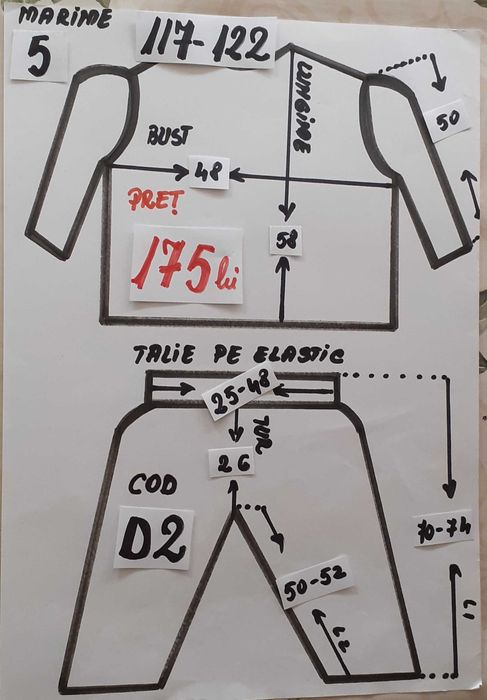 Costum Dovlecel pentru copii marimea 4 si 5 (5-6-7-8 ani)
