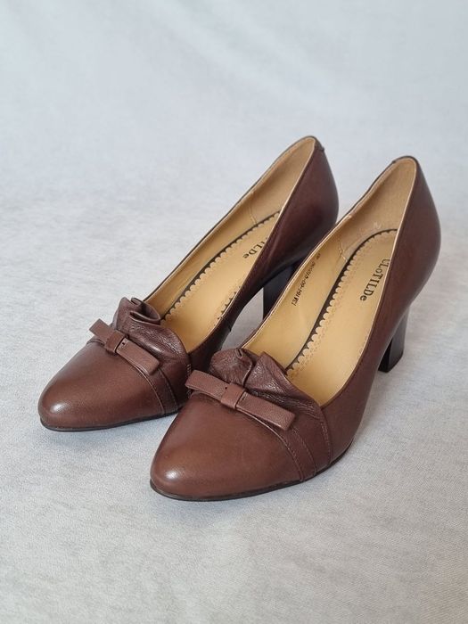 Женская обувь, натуральная кожа, туфли. Размер 40