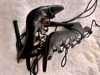 Sandale elegante cu siret lung