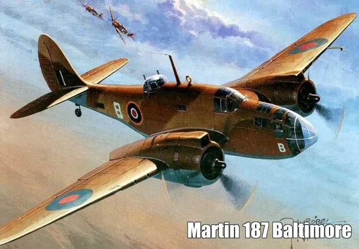 конструктор модель самолёта бомбардировщика Martin 187 NOVO РАРИТЕТ!
