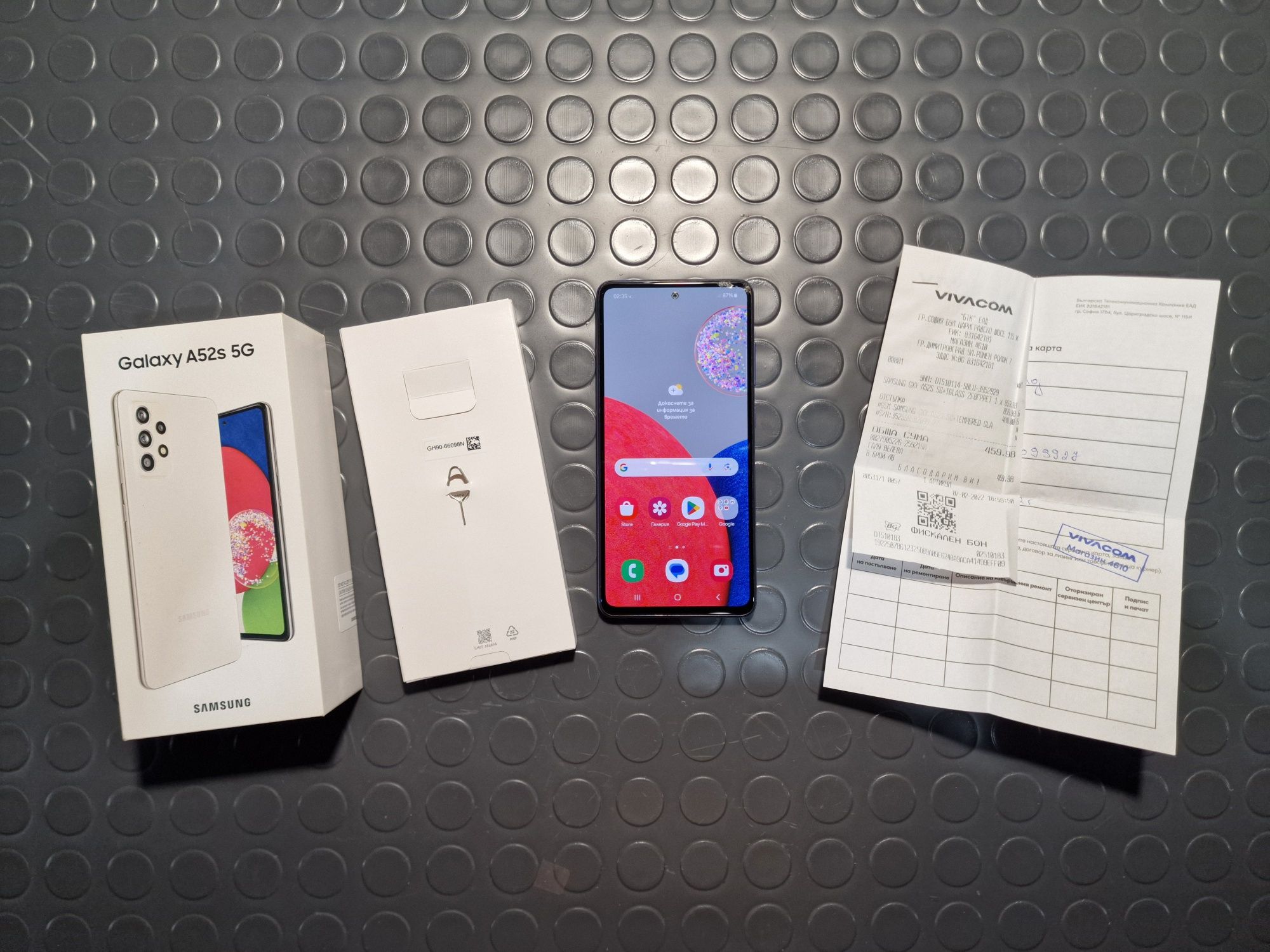 Samsung Galaxy A52S 5G с проблем в тъч скрийна