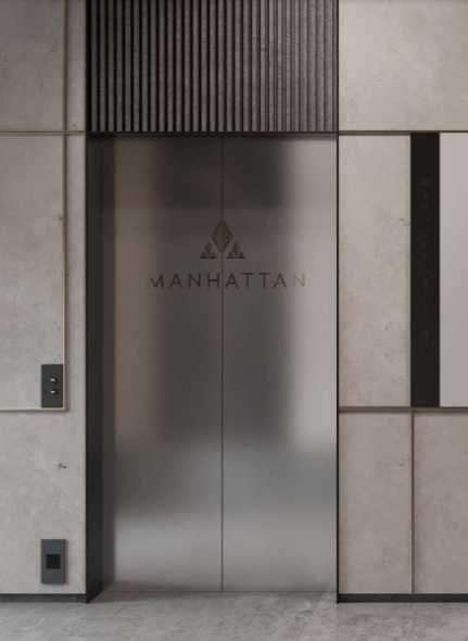 ЖК "Manhattan", Премиум! Дархан. 4 / 16 / 16, отделка, 112 м². 2 лифта