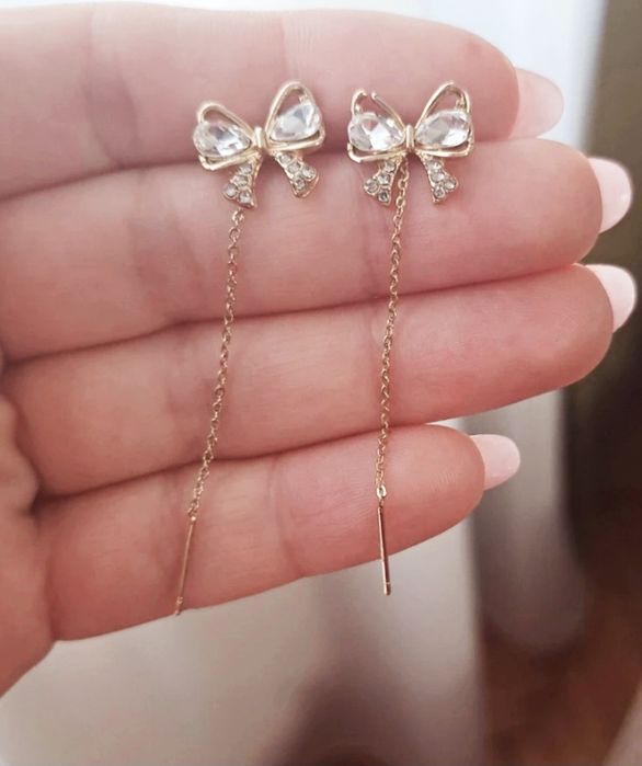 Cercei fundita cu cristale Swarovski