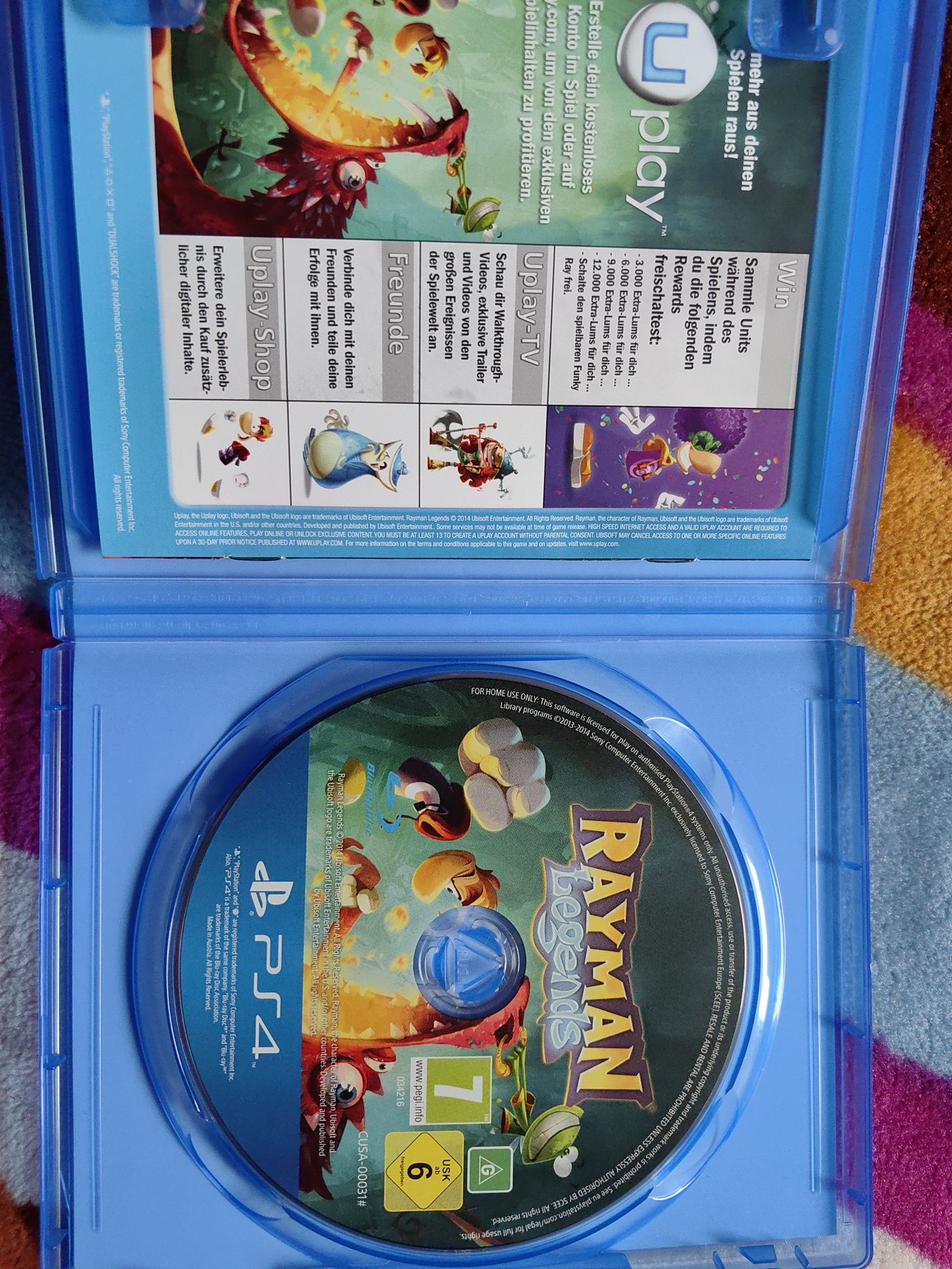 Rayman legends  Sony PlayStation 4