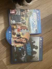 GTA 5, Far Cry 5, Need for Speed: Ghost PS4