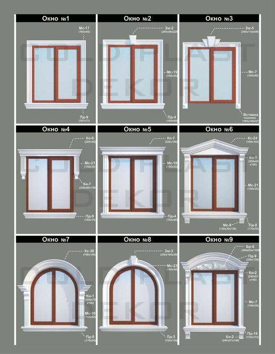 Фасадный декор из пенопласта Ташкент