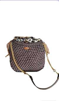 Дамски луксозни плетени чанти, ръчно изработени, с подплата и джоб
