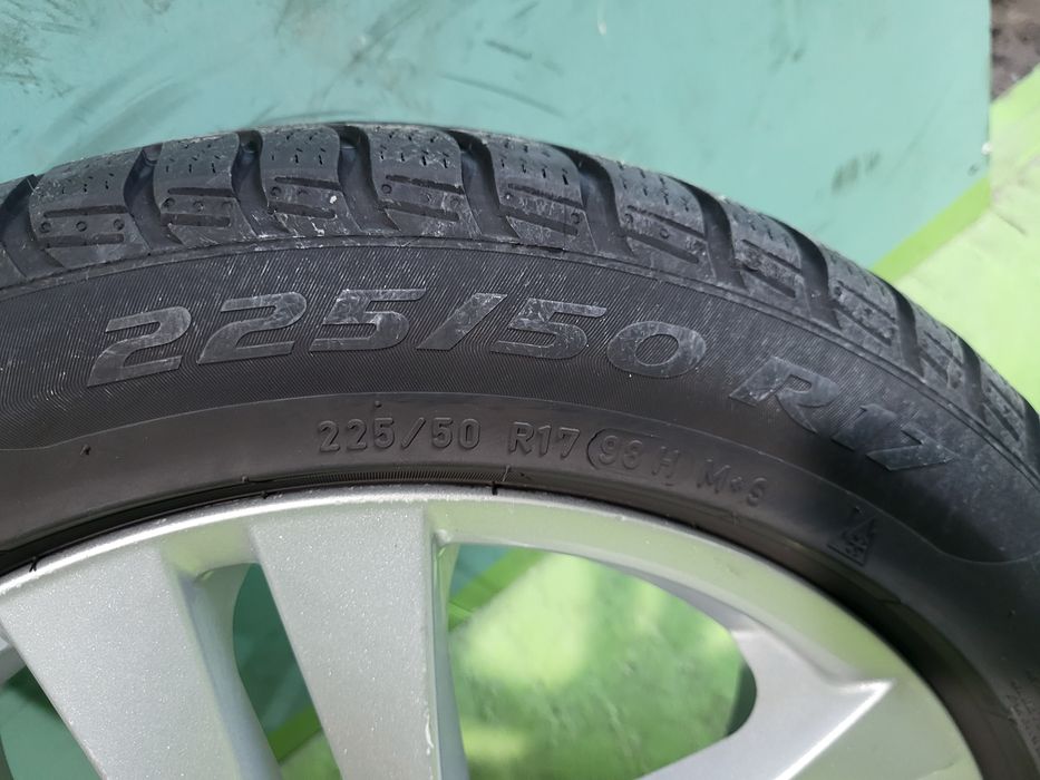 1 бр 17 5x112 Mercedes Audi Vw Skoda Seat джанта с гума
