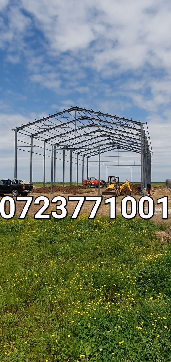 Vand hala metalica 10x14x4 cu panouri sandwich oferim garanție