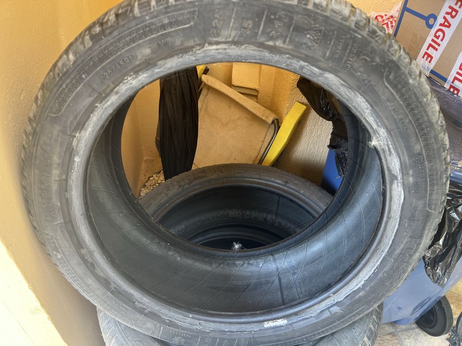 Anvelope 225.45.17 all sezon + 245.45.18 continental