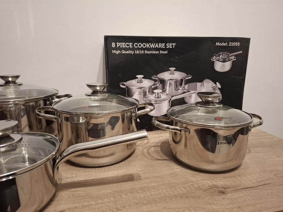 Set oale inox, 8 piese - Zokura
