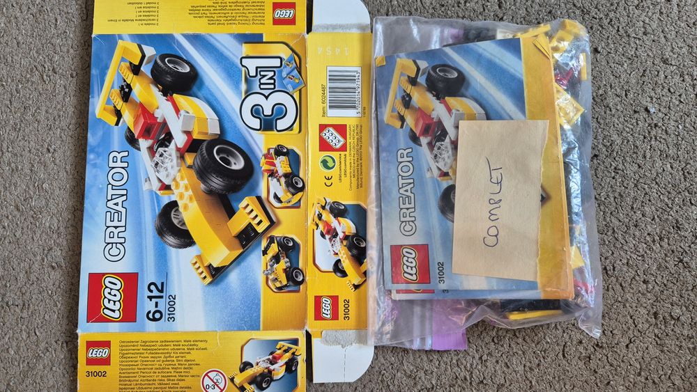 Lego Creator 3 in 1  31002 Super masina de curse
