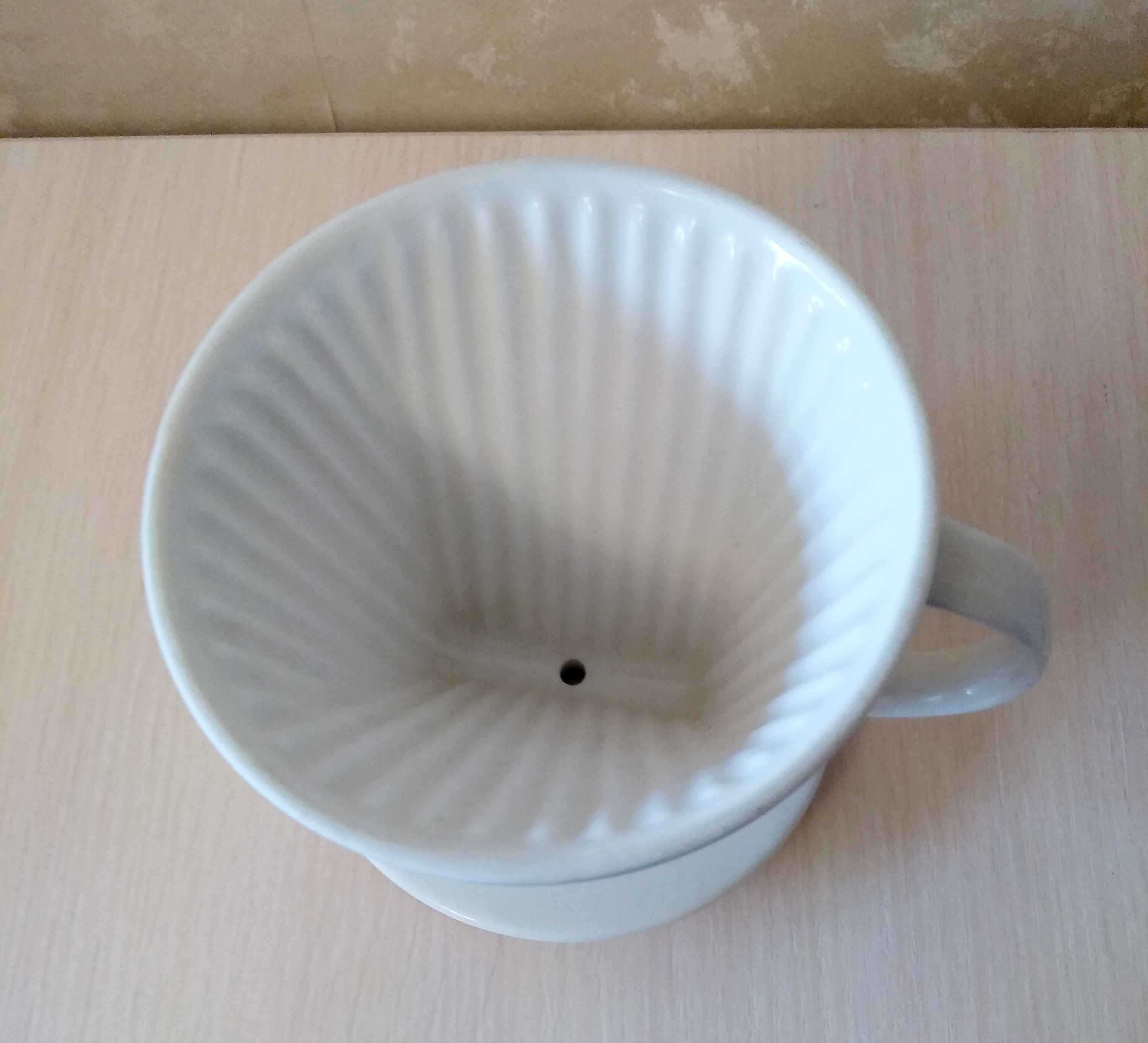Керамическая воронка-дриппер для приготовления кофе