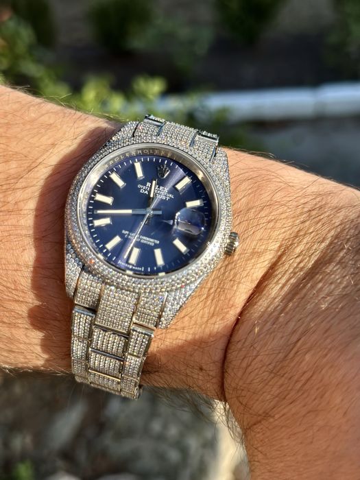 ceas rolex datejust blue dial 41,mm