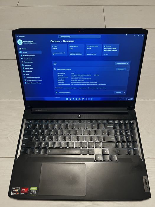 Lenovo Ideapad Gaming 3 с RTX 3060(игровой ноутбук)