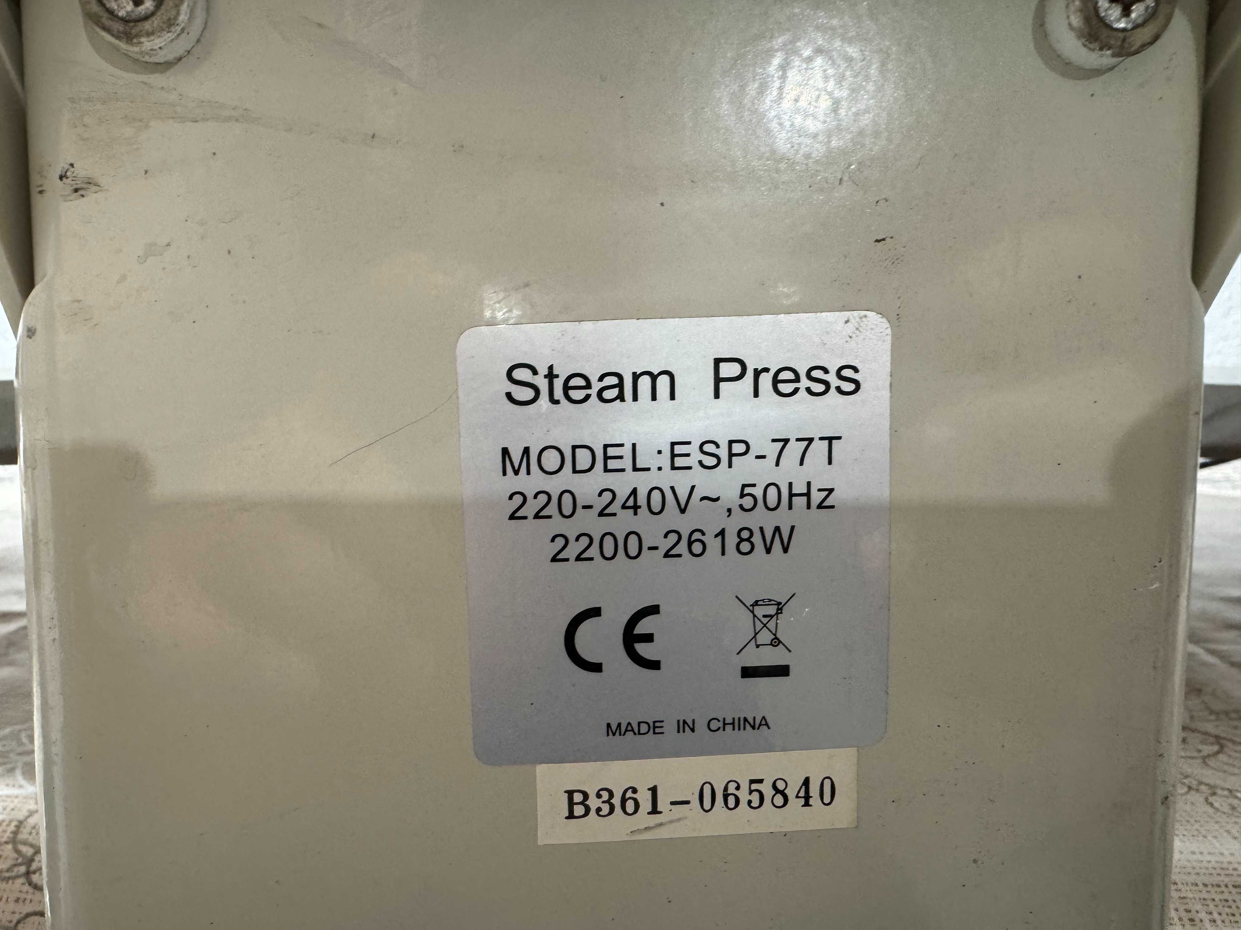 Преса за гладене - Steam press ESP-77T ultra XL