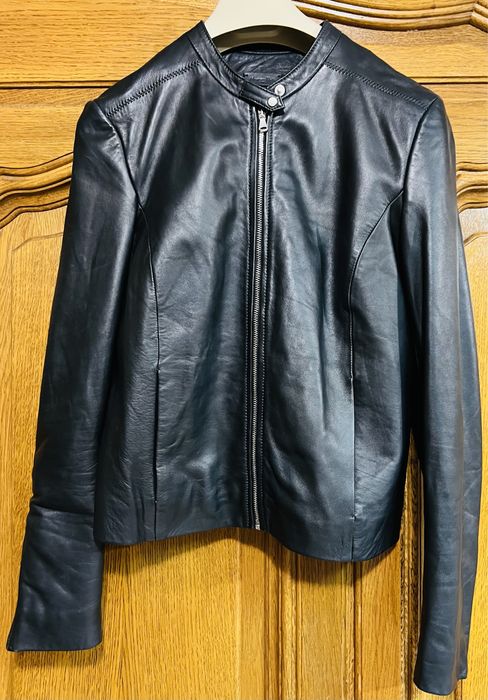 Geaca Massimo Dutti, din piele, XS