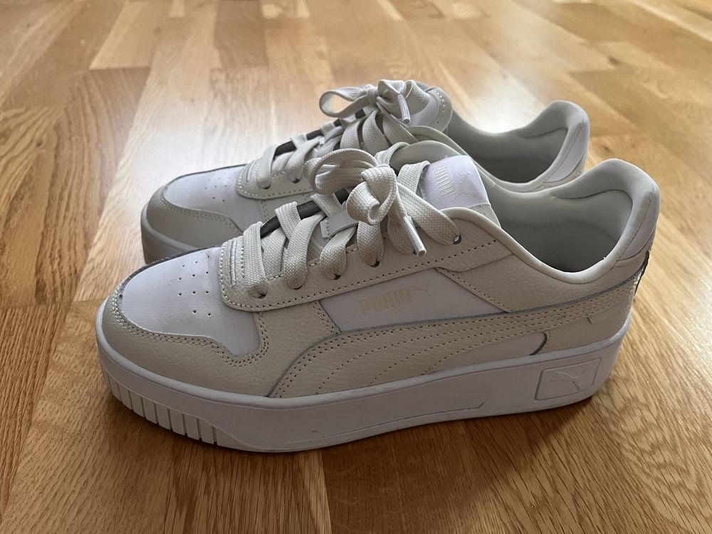 Кецове puma 37,5 бяло бежаво