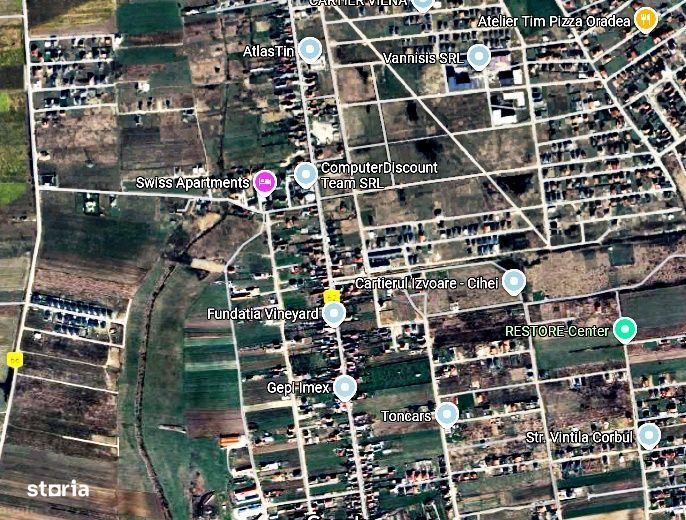 GAMINVEST Teren intravilan, situat la principala, Cihei, Bihor V3904