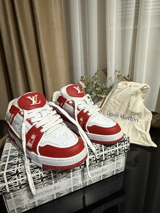 Adidași Louis Vuitton Red mărimea 42