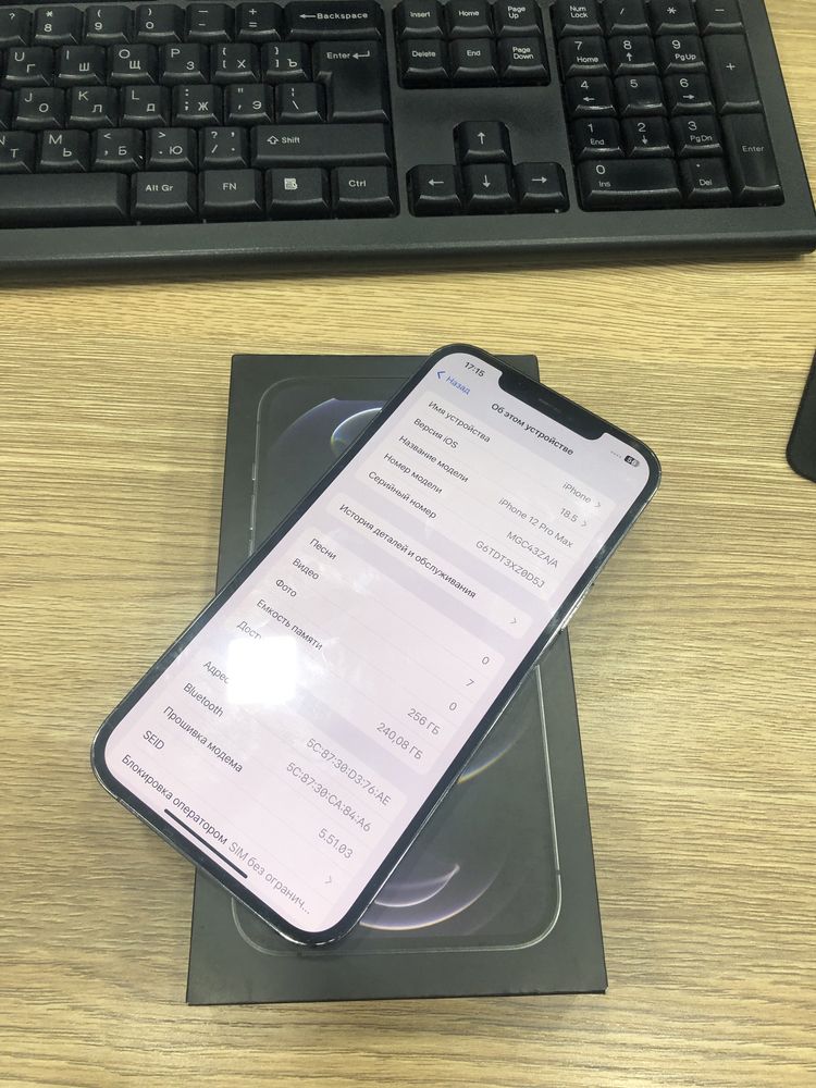 iPhone 12pro max dual sim 256Gb