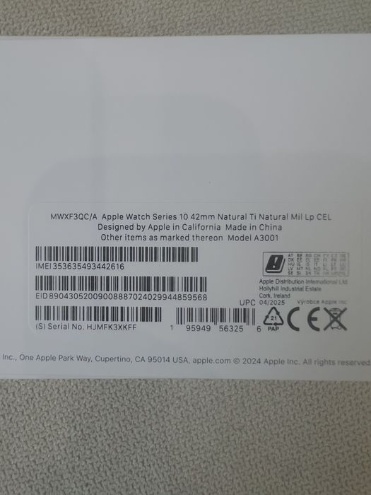 Apple watch series 10 42mm CEL