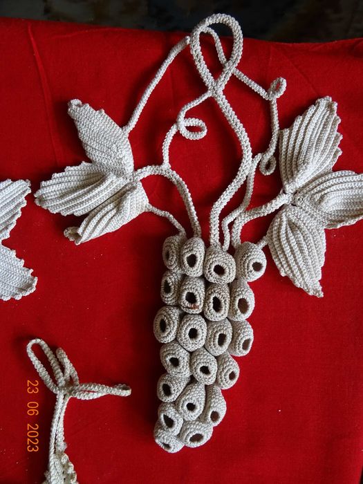 Set 3 buc. macrame in forma de strugure
