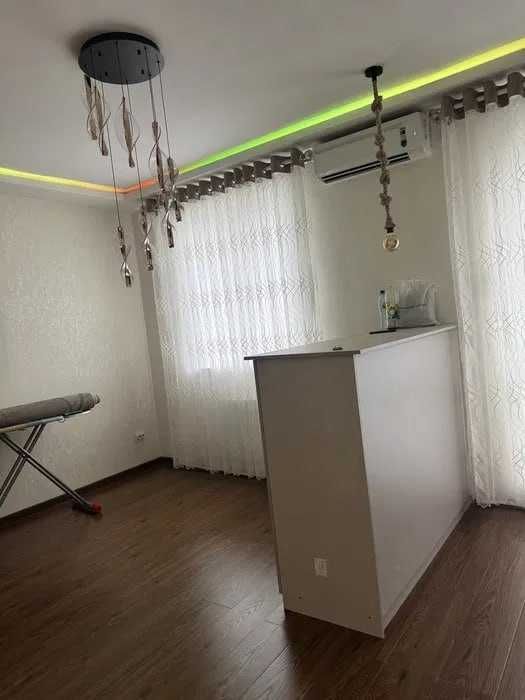 Assalom Sohil 1 комнатная 28м2 новый ЕВРО ремонт под ключ