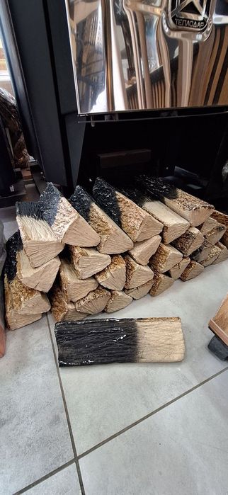 Декоративные керамические дрова для камина