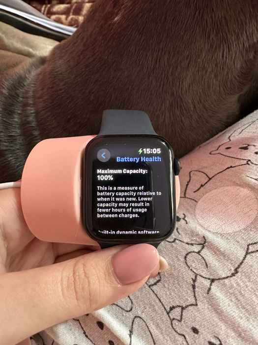 Apple watch SE (Gen 2) -44mm Midnight aluminium, sport Band (M/L),GPS