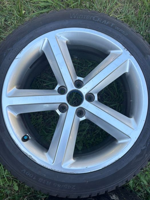 Jante 5x112 Audi Q3 Q5 WV Golf Tiguan Seat Skoda +anv iarna 245 45 18