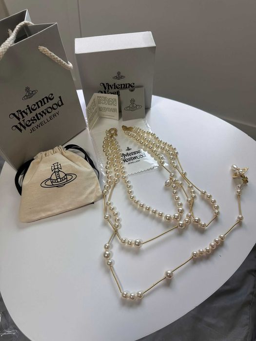 Vivienne Westwood Broken Pearl Colier