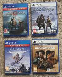 Jocuri PS4 PS5 God Of War, Ragnarok, Horizon, Uncharted