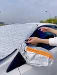 Prelată auto parbriz – protecție grindină și raze UV