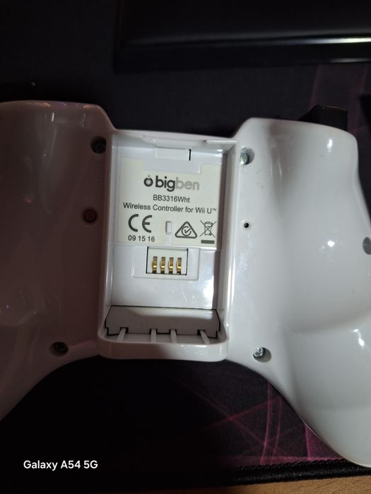 Big Ben  Nintendo Wii U - Controller Wireless, Bianco