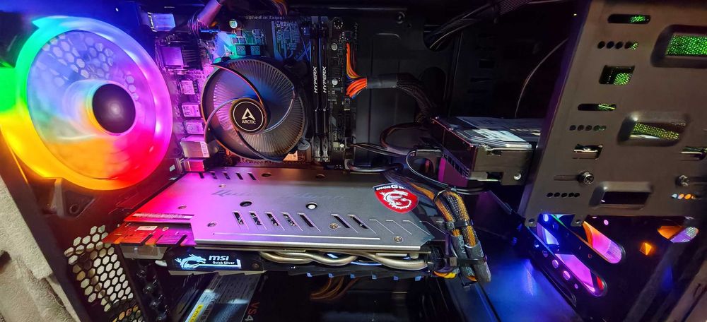 Добро Гейм PC I5 9400/16Gb/256Gb SSD+1Tb HDD/MSI Quicksilver GTX 1070