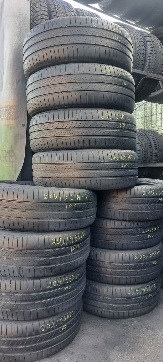 2, 4 ,12 anvelope vara 205/55r16 Michelin  dot Montaj Gratuit