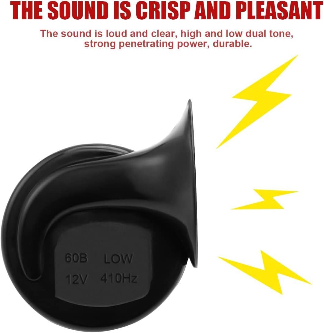 сирена тип охлюв seger electric horn 12v/24v, 410 hz нисък и 510 ...