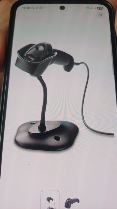 Сканер штрих-кода Zebra DS 2208 с подставкой новый