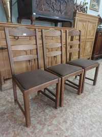 6 броя трепезни столове от дъбов масив